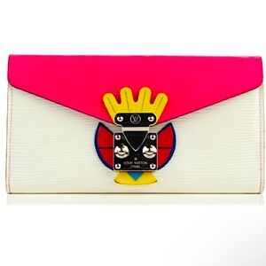 SUPER RARE Epi Tribal Mask Sarah Pivoione Wallet